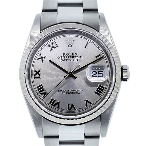 rolex datejust roman numeral